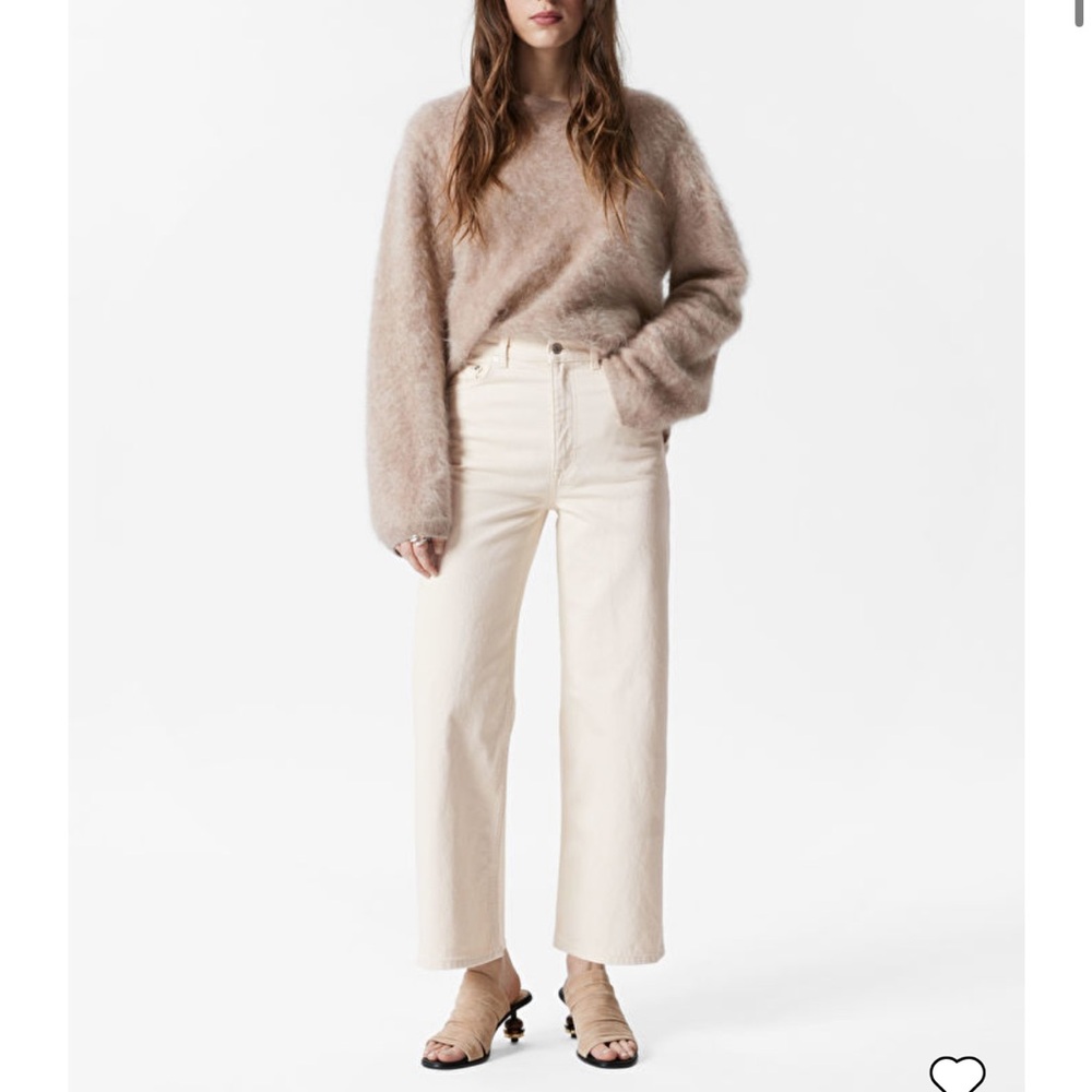 Women's Cream Jeans